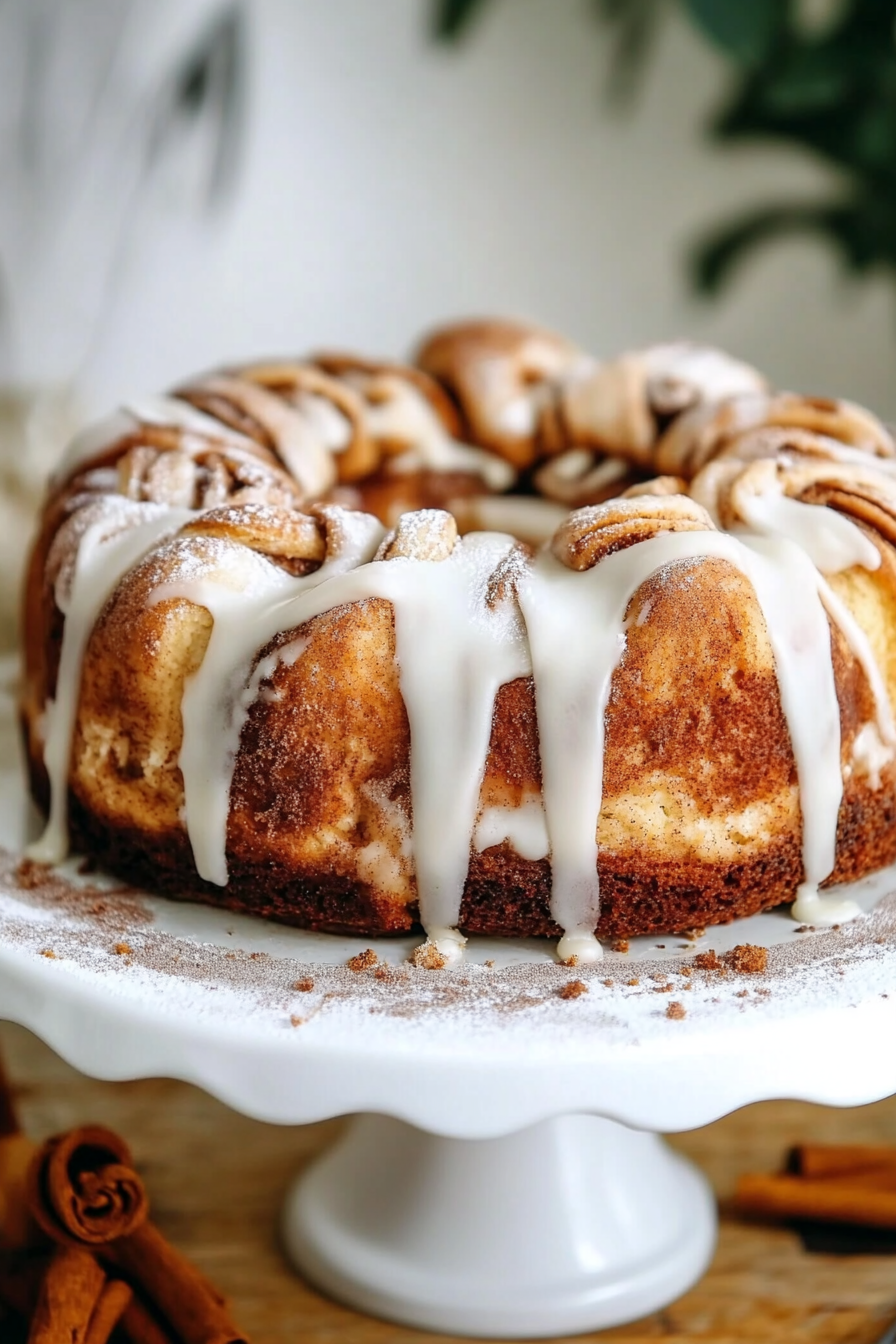 Easy Cinnamon Bun Cake