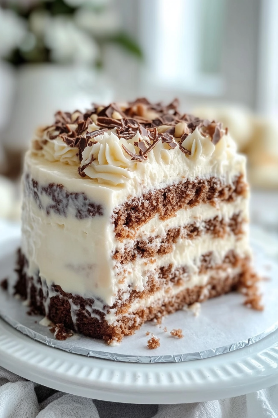 White German Chocolate Cake