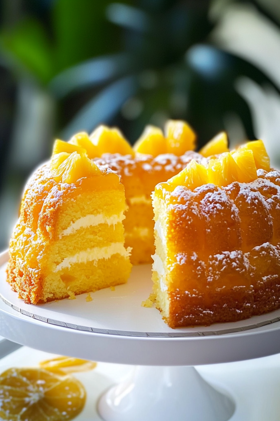 Juicy Pineapple Cake