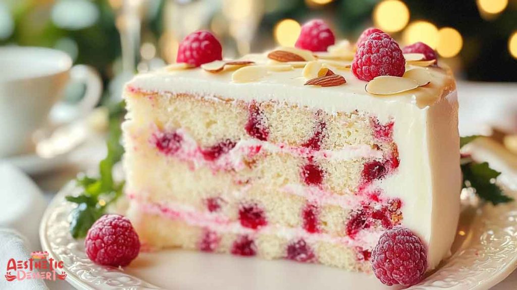 Almond Raspberry Swirl Cake Recipe