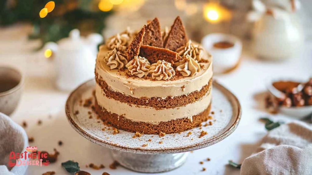 Best Lotus Biscoff Cake Recipe with Cookie Butter Frosting