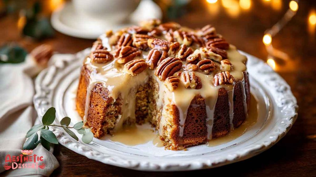 Butter Pecan Praline Poke Cake Recipe