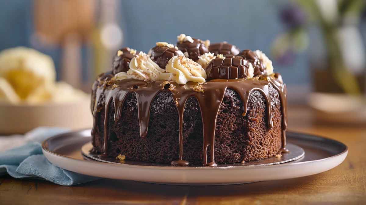 Chocolate Turtle Cake