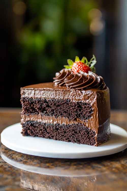 Decorate the Decadent Dark Chocolate Cake