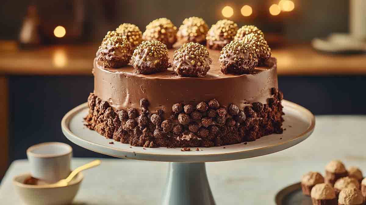 Ferrero Rocher Cake Recipe