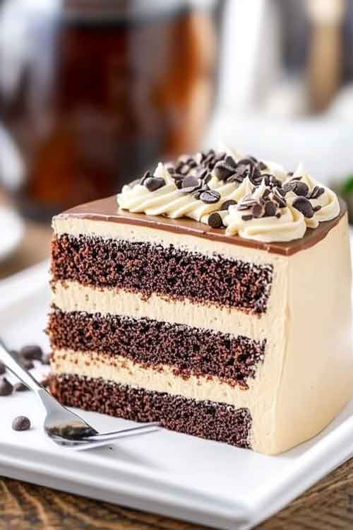 Kahlua Coffee Chocolate Layer Cake Recipe