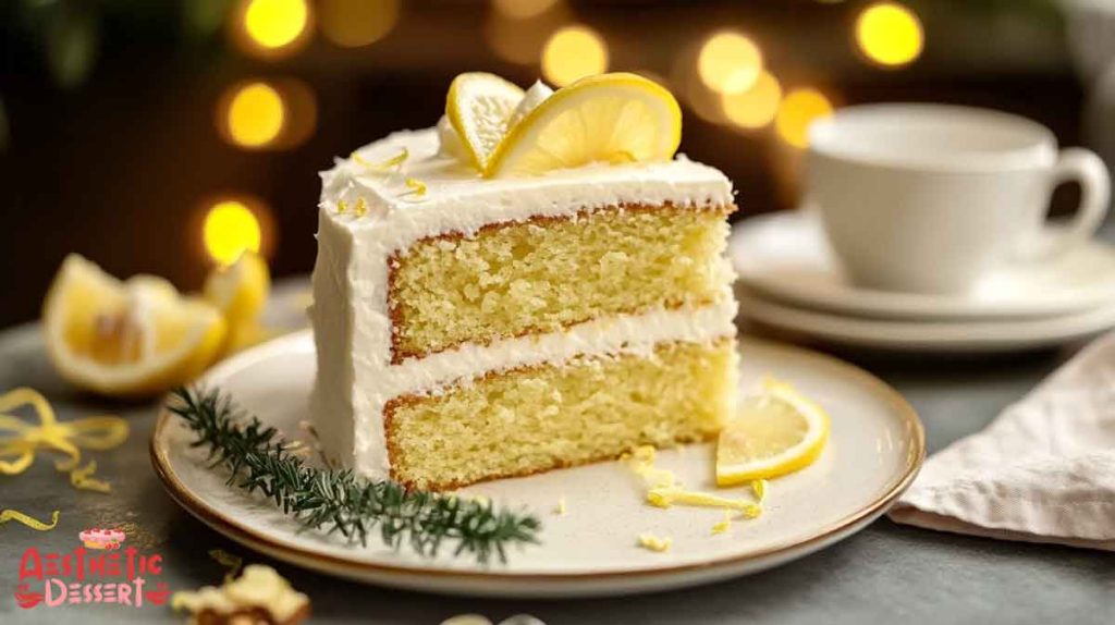 Lemon Velvet Cake with Lemon Cream Cheese Frosting Recipe