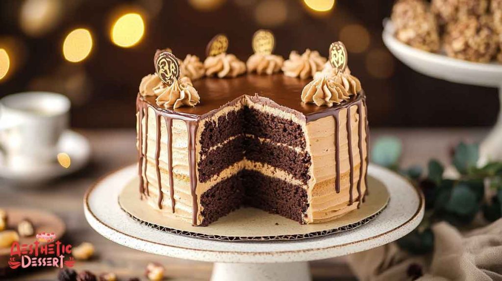 Peanut Butter Chocolate Layer Cake Recipe