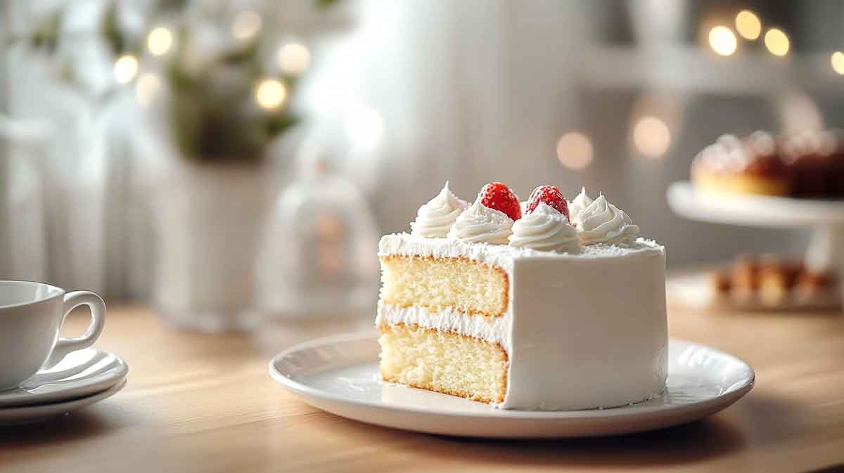Soft Moist Vanilla Cake Recipe