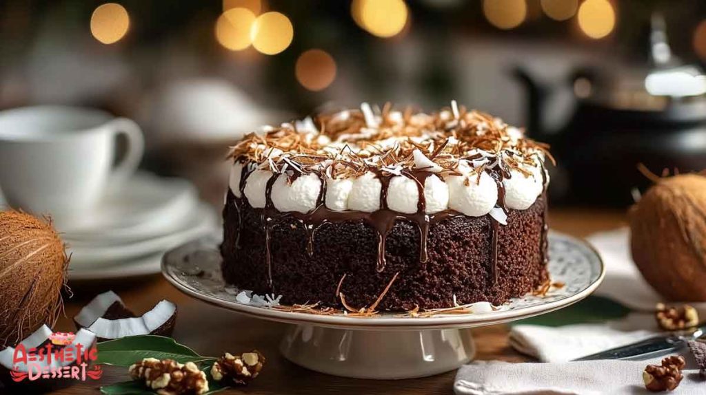 mounds poke cake