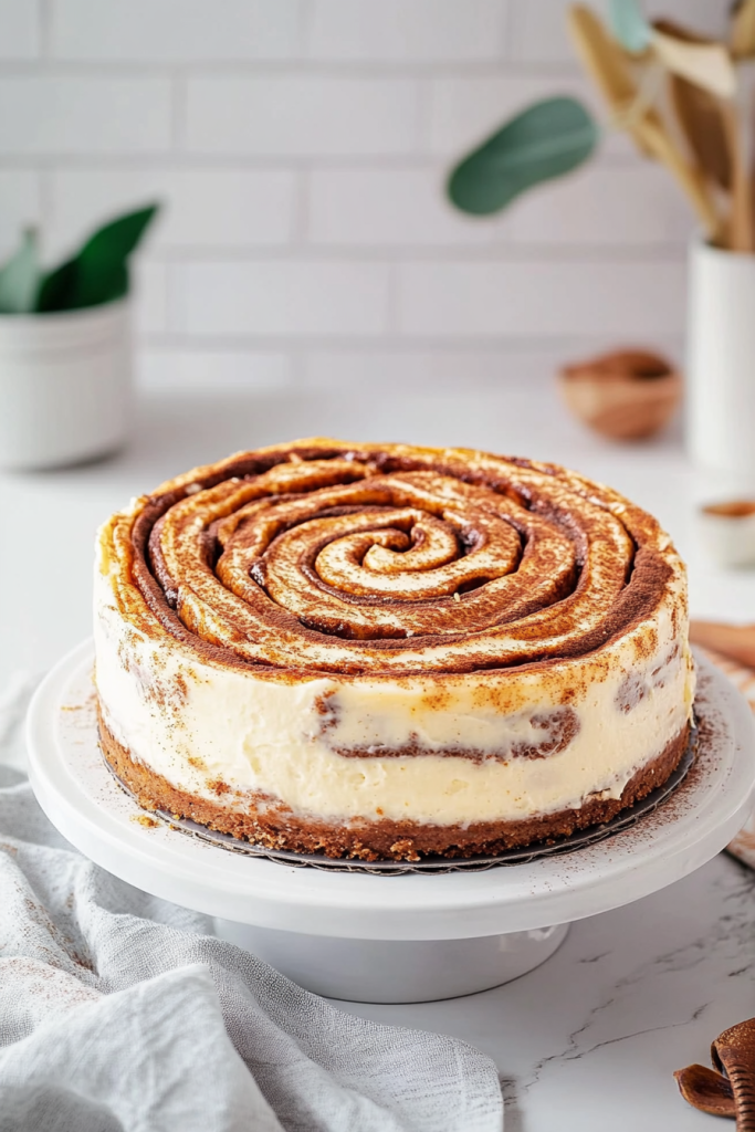 Cinnamon Roll Cheesecake