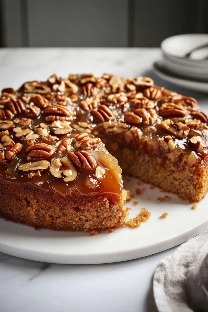 Pecan Upside-Down Cake
