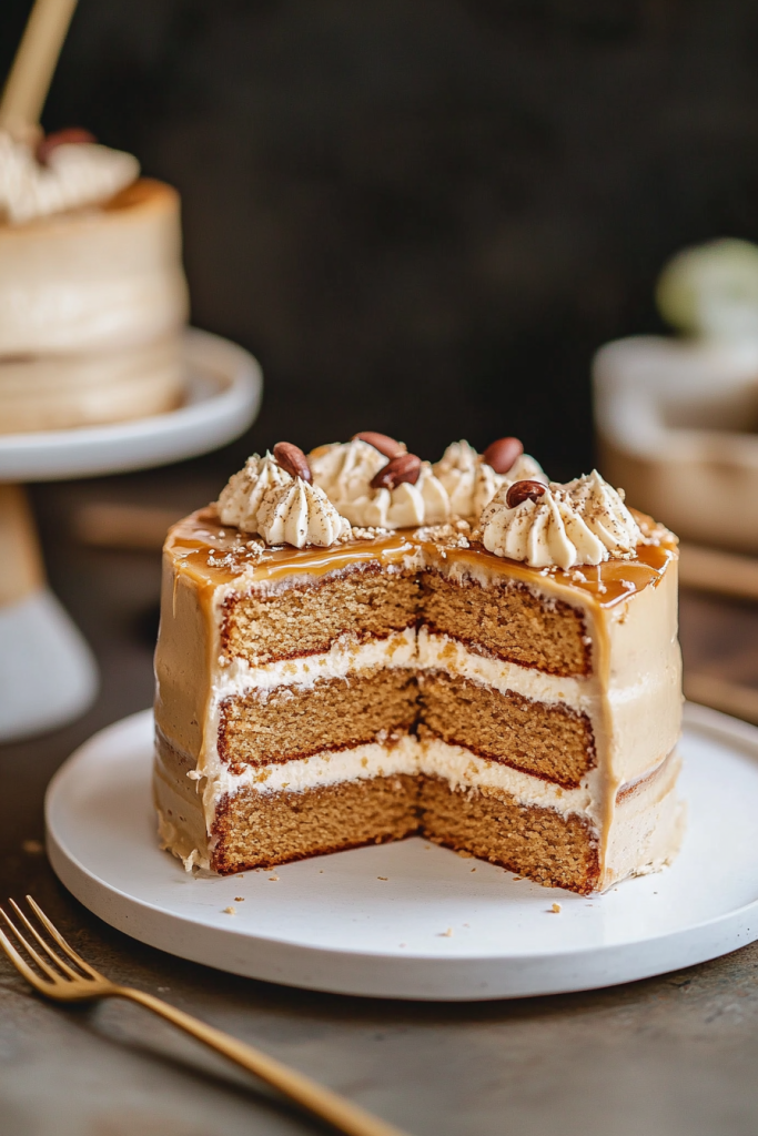 Golden Key Caramel Cake