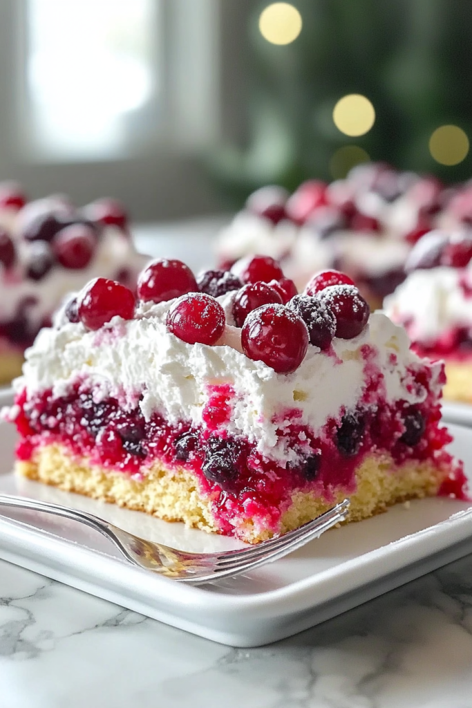 Cranberry Poke Cake