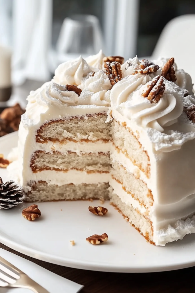 Snowy Bavarian Bliss Cake