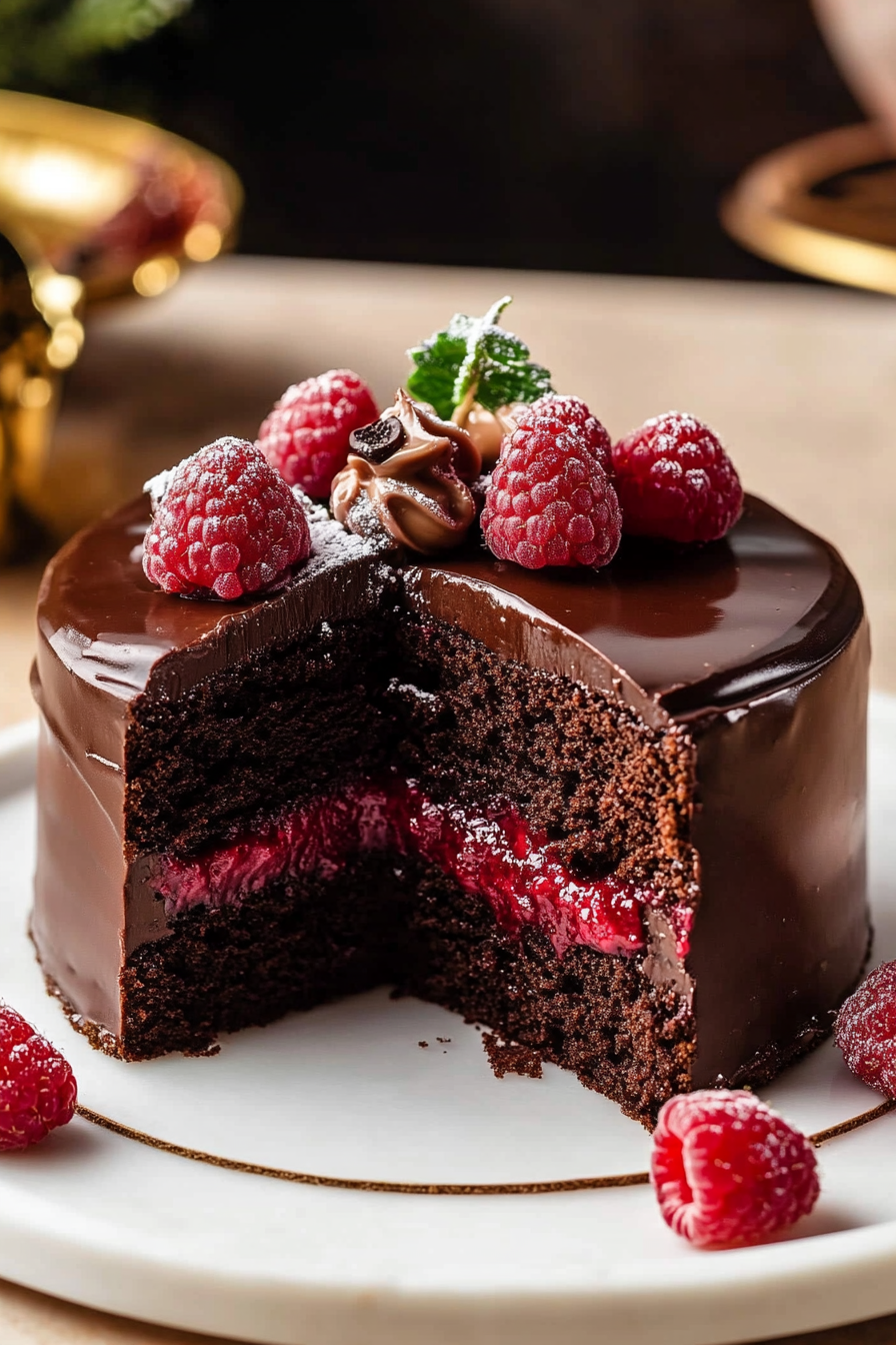 Chocolate Raspberry Cake
