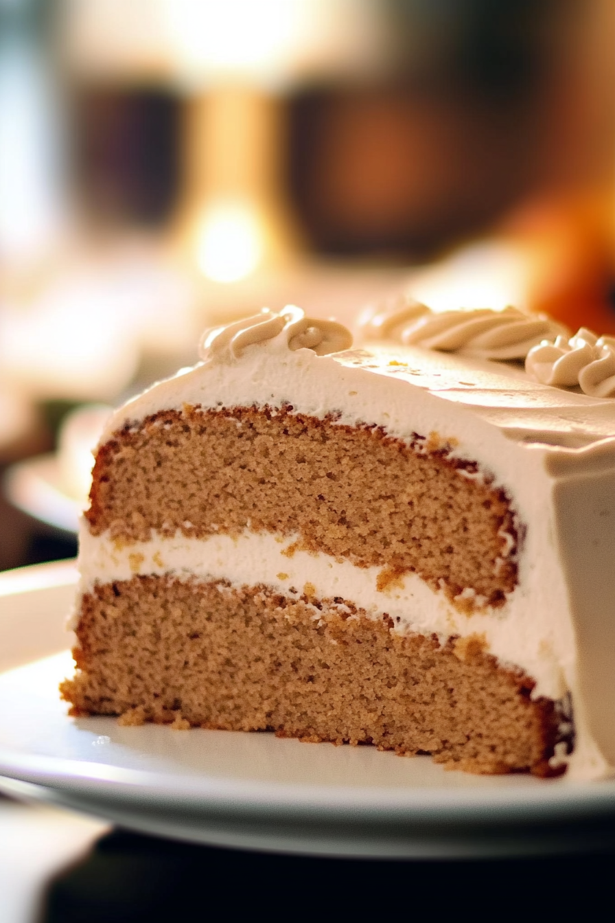 Spice Cake with Maple Icing