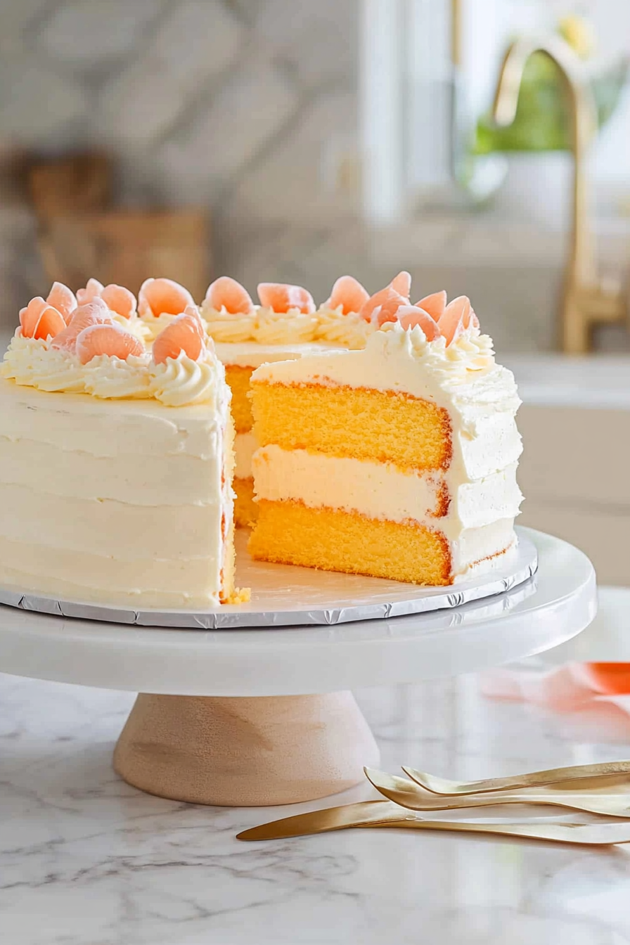 Orange Creamsicle Cake