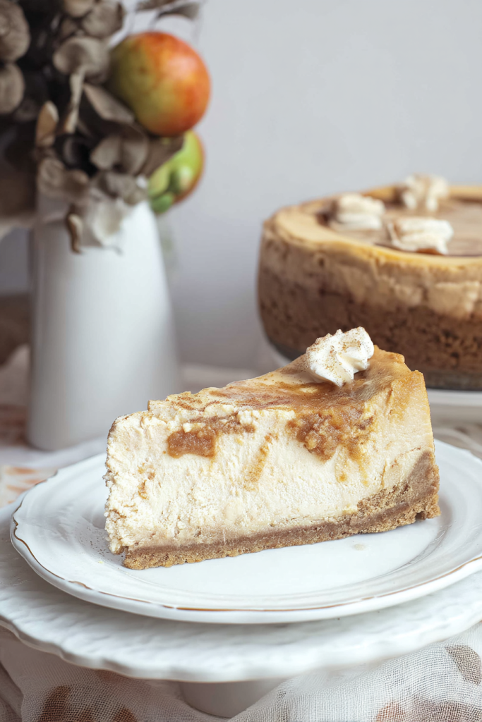 Baked Apple Butter Cheesecake Dessert