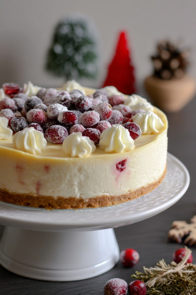 Berry Topped Springtime Cheesecake
