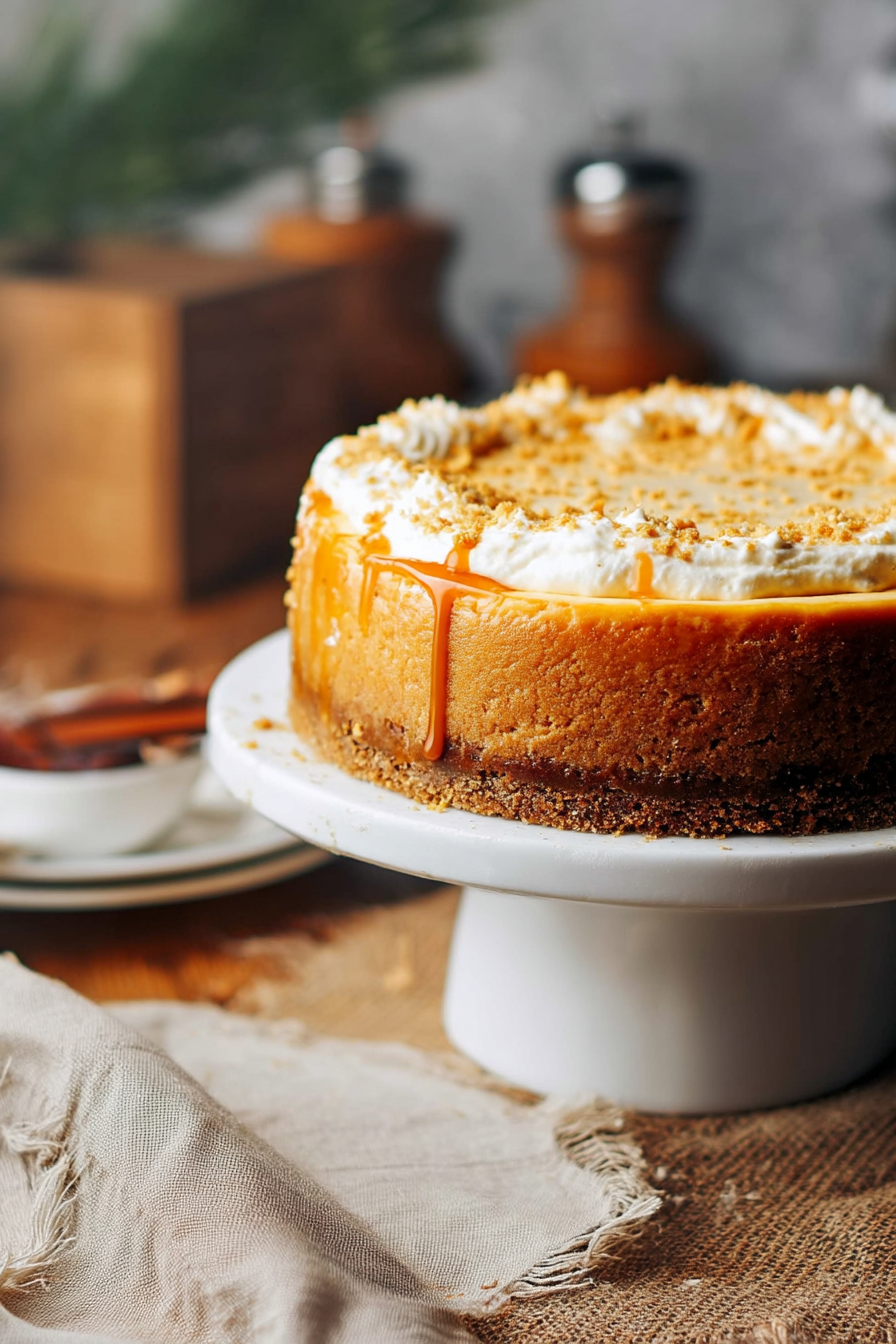 Brown butter cheesecake