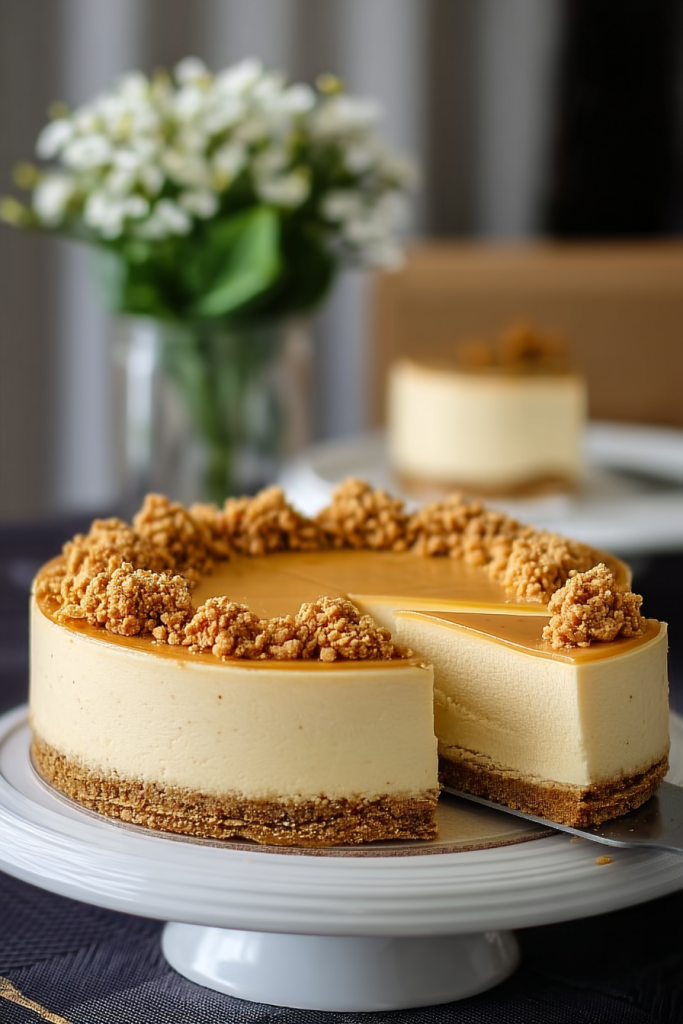 Butterscotch cheesecake