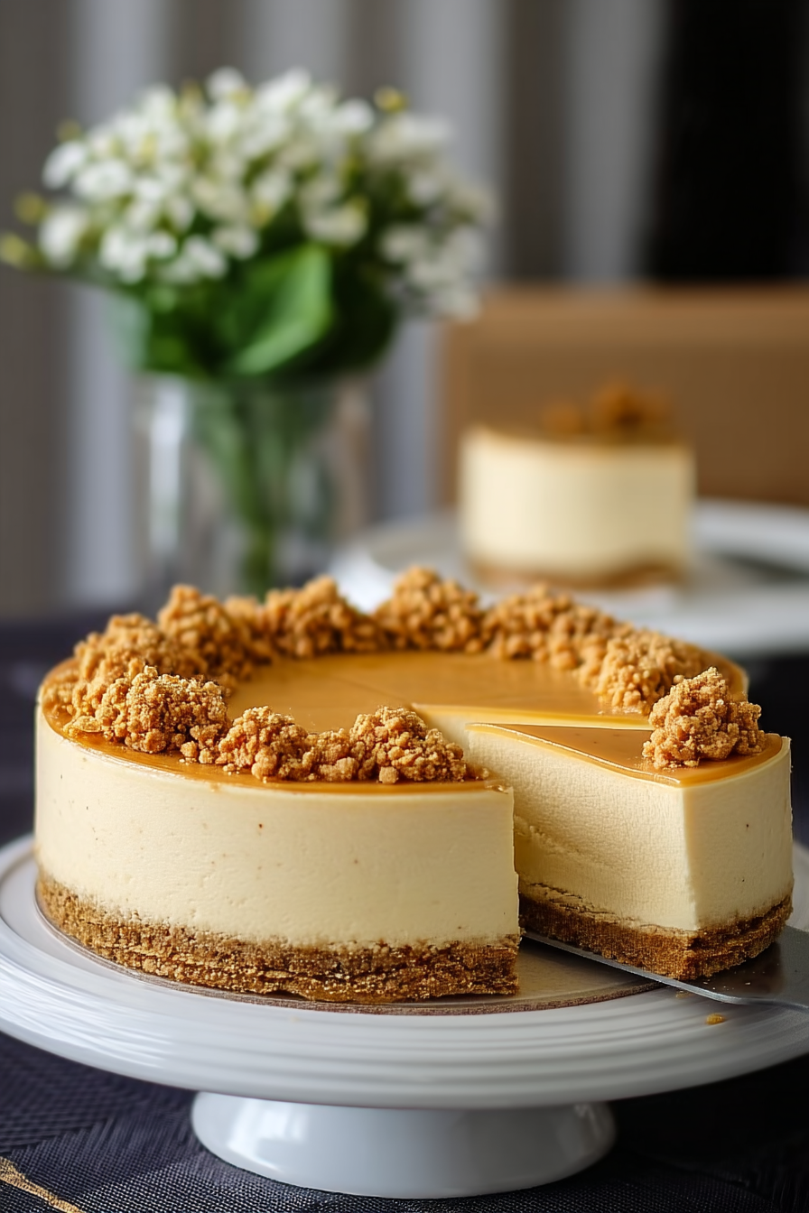 Butterscotch cheesecake