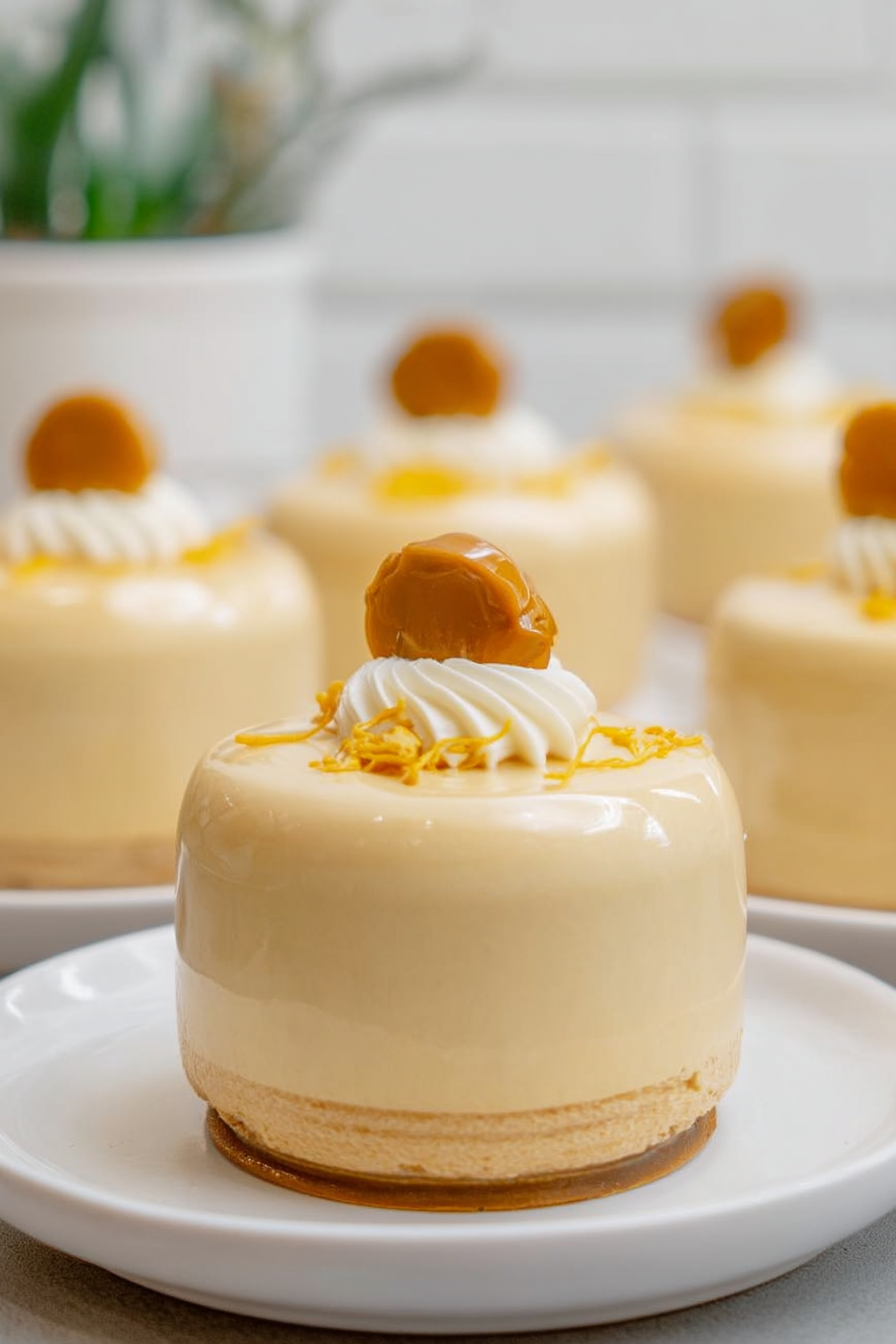 Caramel mousse
