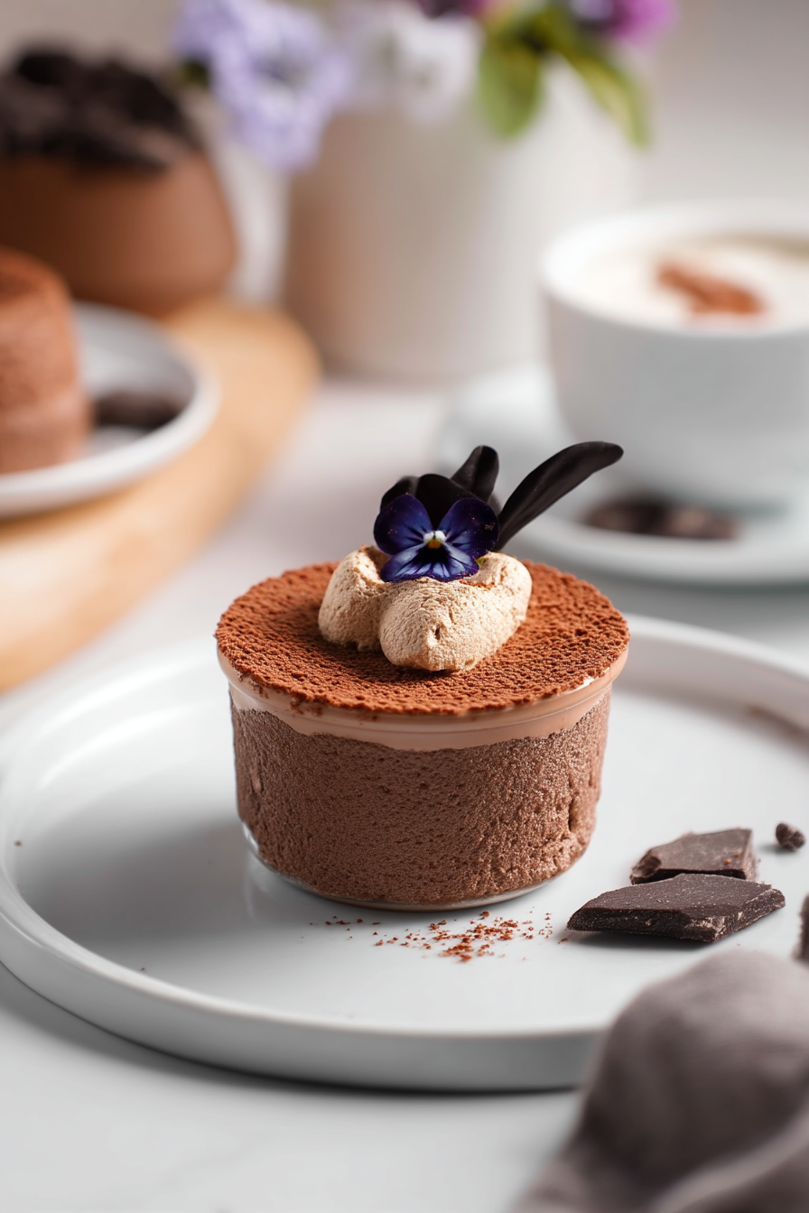 Chickpea chocolate mousse