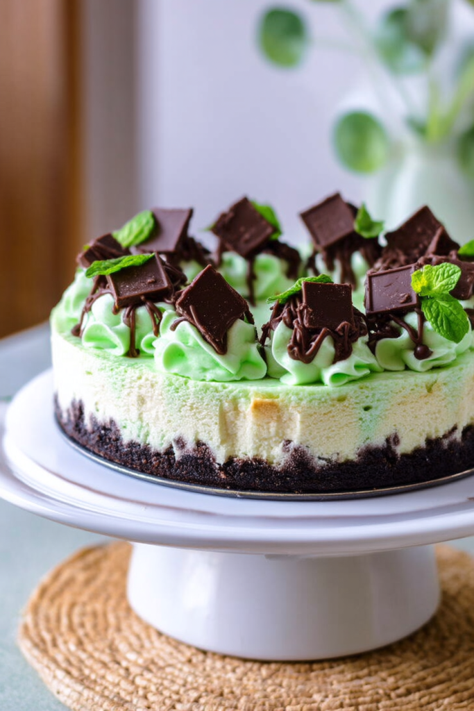 Chocolate Mint Cheesecake Recipe