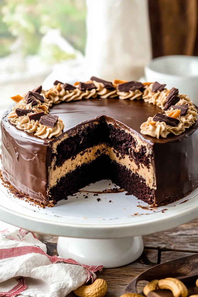 Chocolate Peanut Butter Cake