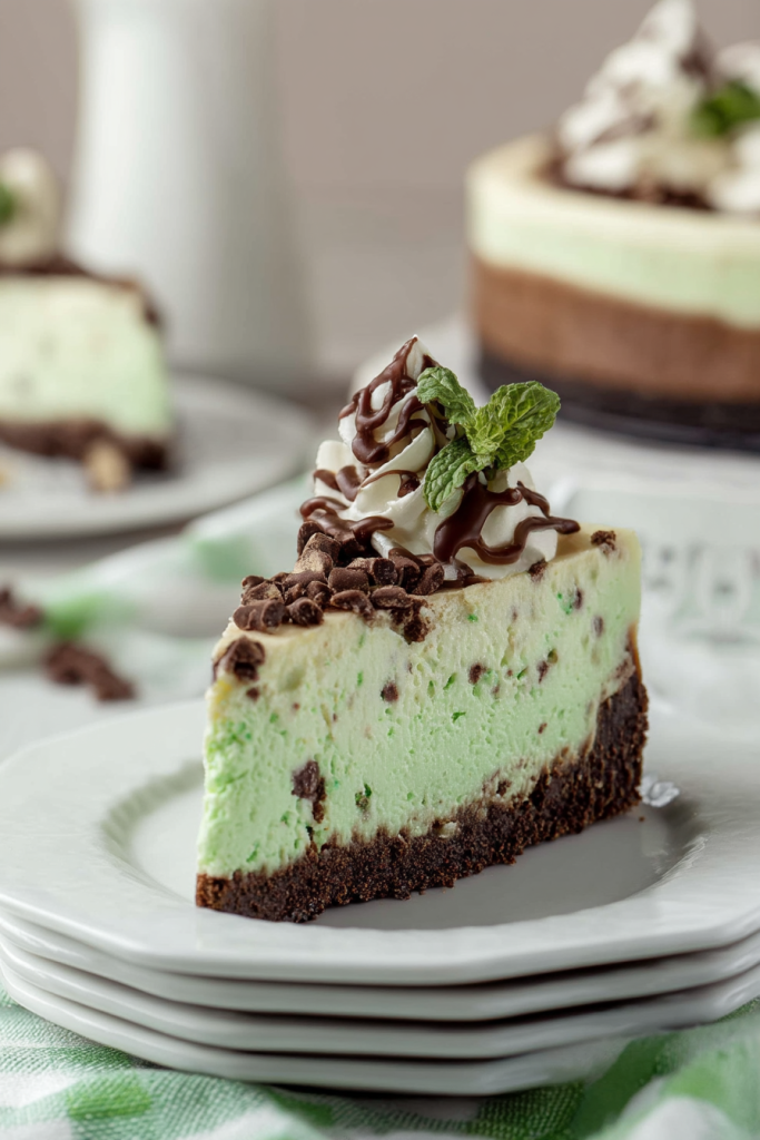 Creamy Chocolate Mint Cheesecake Recipe