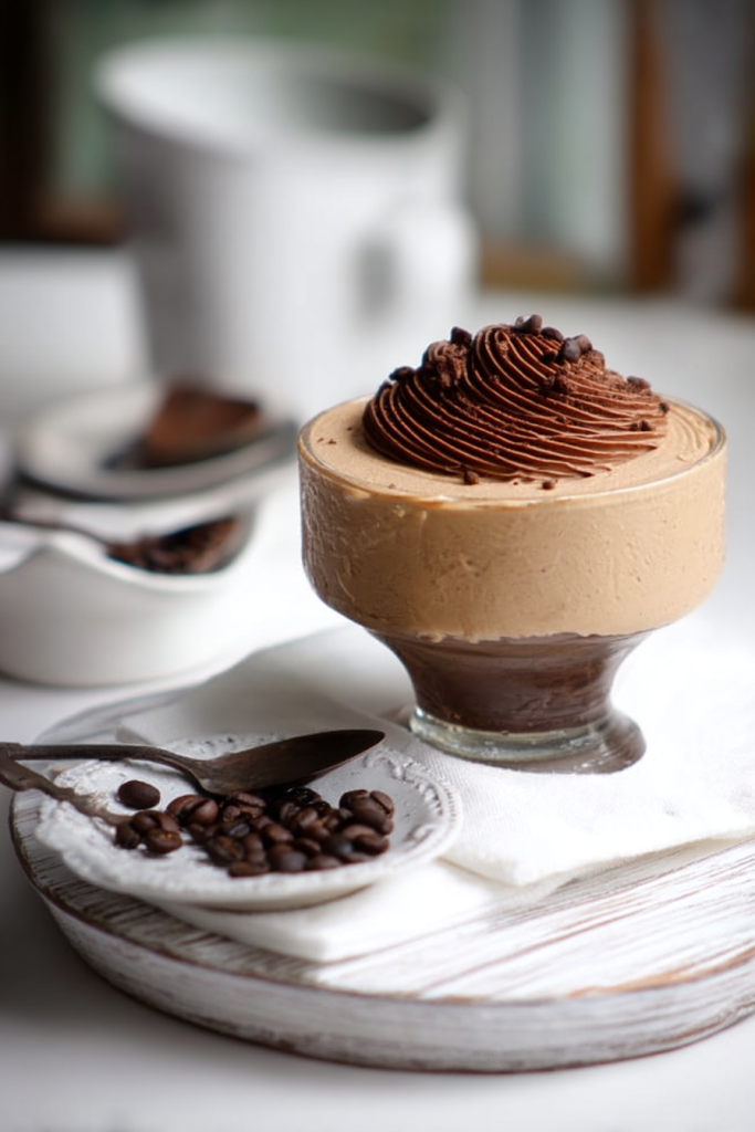 Creamy Coffee Mousse with Espresso Flavor