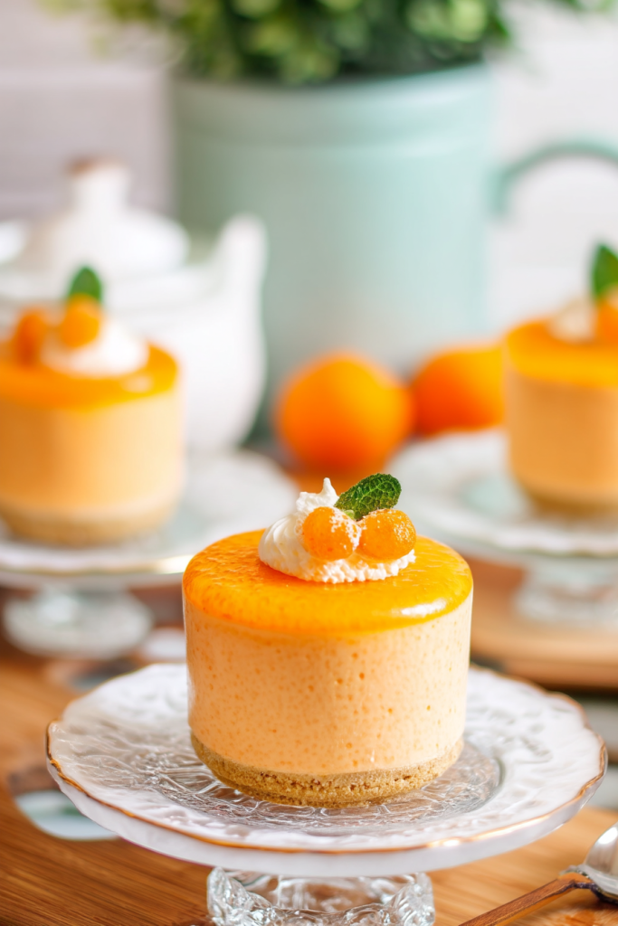 Creamy Orange Mousse Dessert Cups