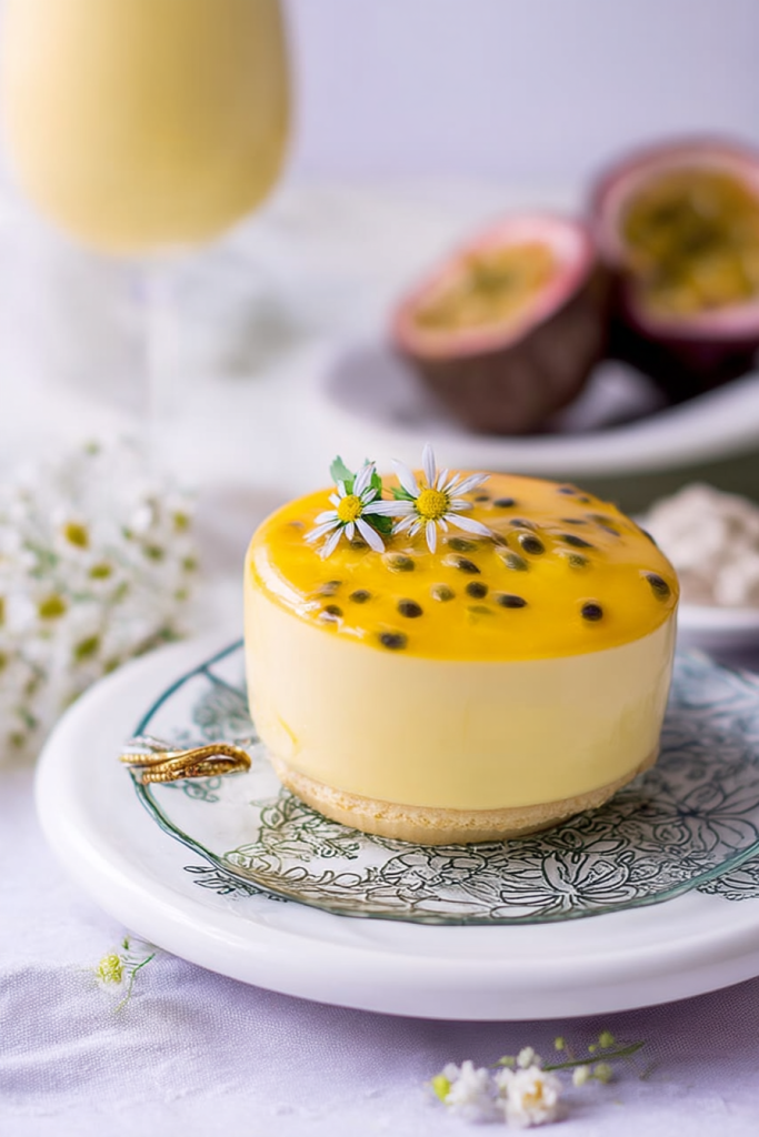 Creamy Passion Fruit Mousse Dessert Recipe