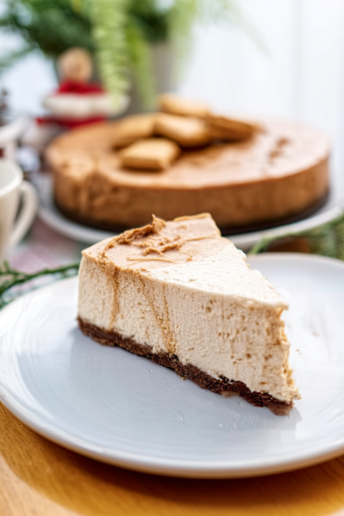 Creamy Spekulatius Spiced Cheesecake
