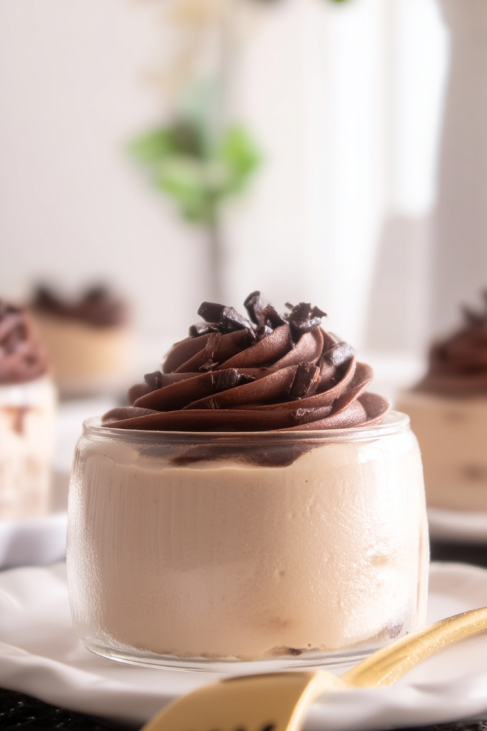 Decadent Baileys Mousse with Whipped Cream