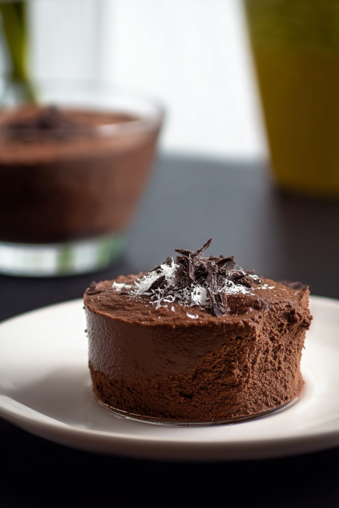 Decadent Dark Chocolate Mousse with Whipped Cream