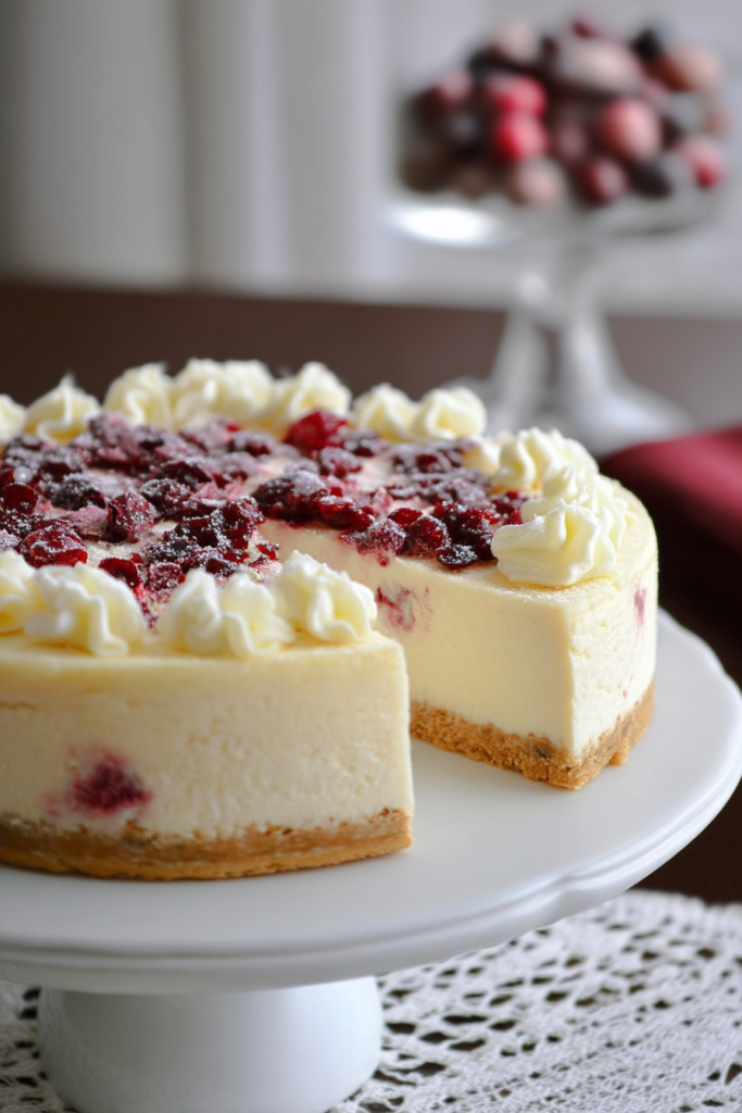 Festive Cranberry and White Chocolate Dessert
