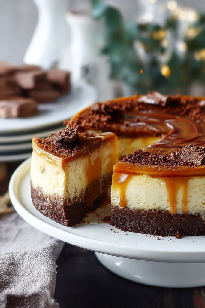 Fudgy Brownie Base Cheesecake Recipe