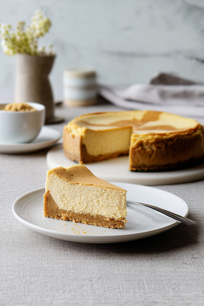 Gourmet Cheesecake with Brown Butter Crust