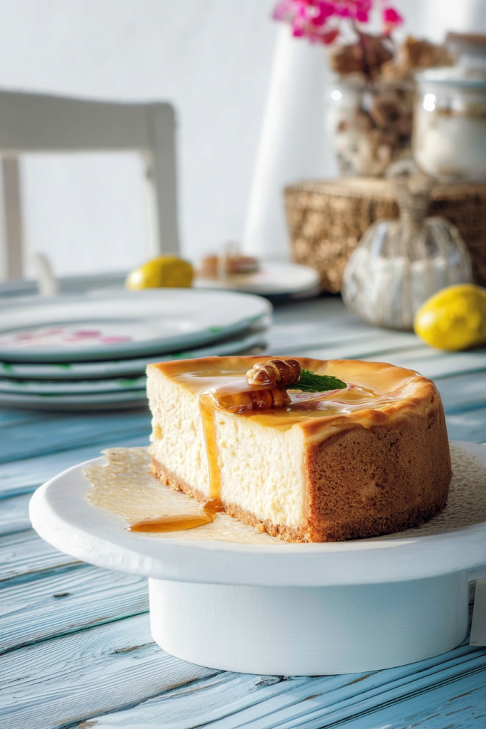 Greek-Inspired Honey Cheesecake Recipe