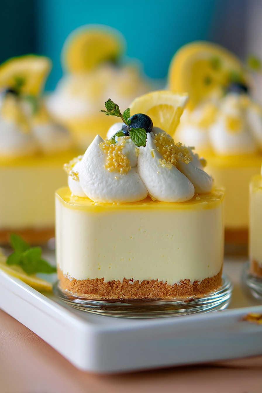 Lemon cheesecake mousse