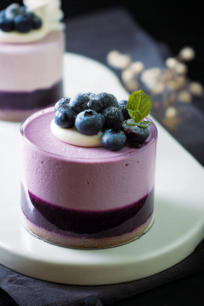 Light and Creamy Blueberry Mousse Recipe