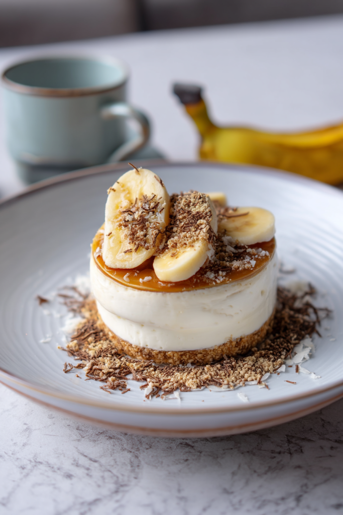Light and Fluffy Banana Mousse Cups