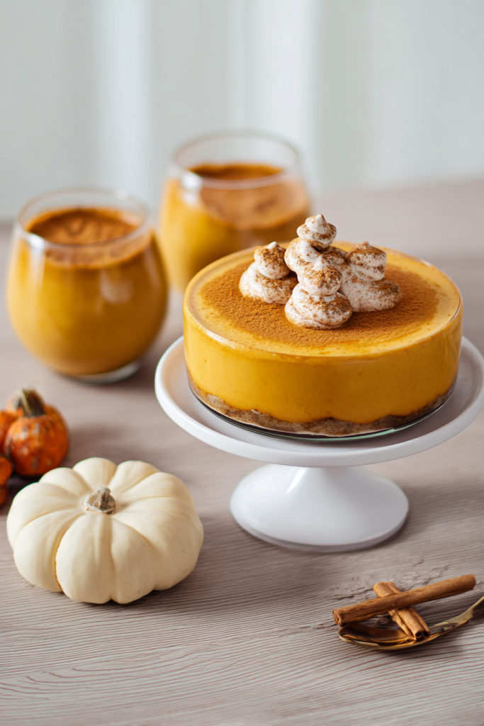 Light and Fluffy Pumpkin Spice Mousse