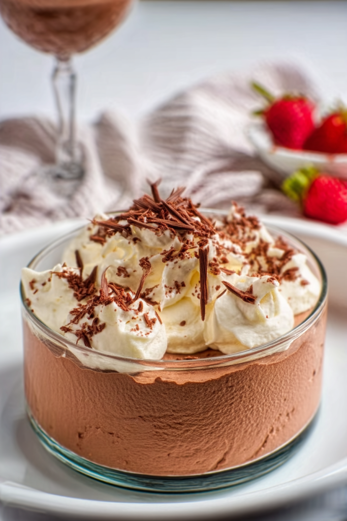 Low carb chocolate mousse