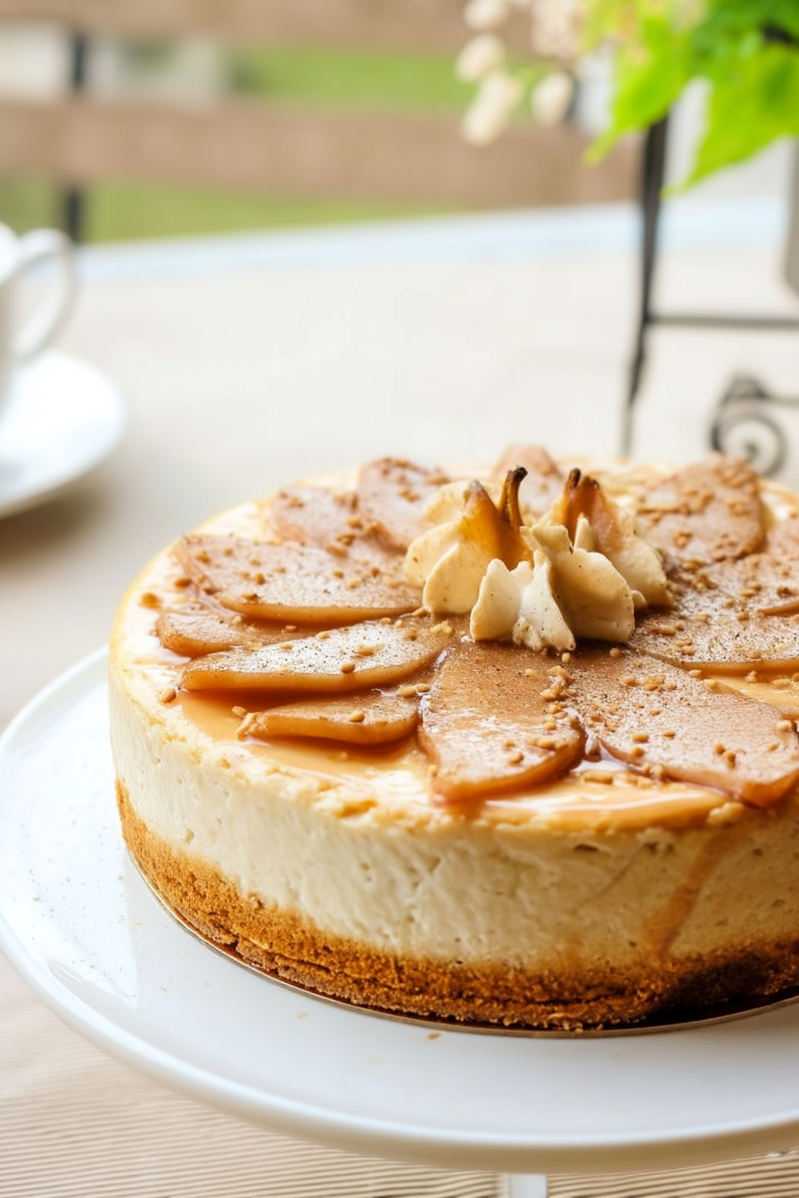 Maple cheesecake