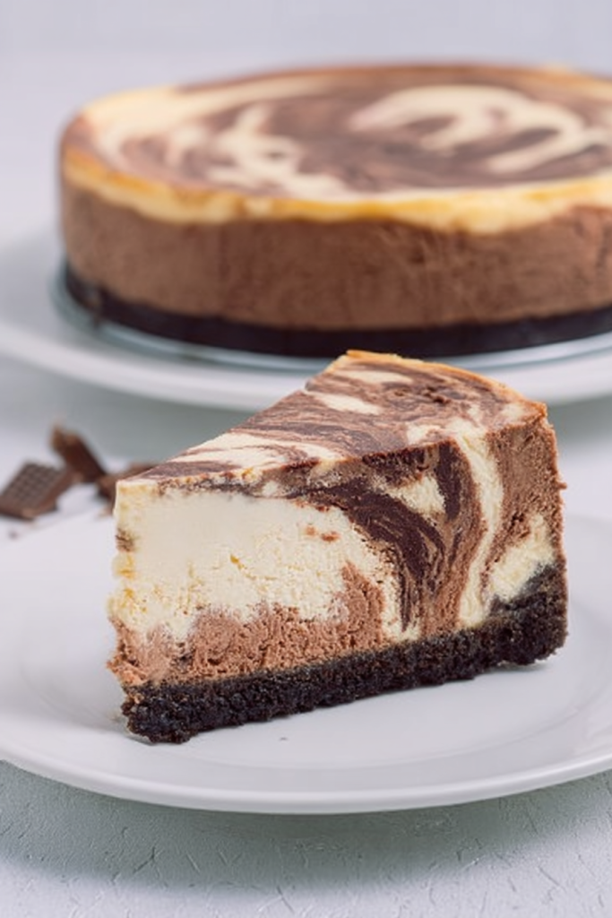 Marbled Chocolate Cheesecake Recipe