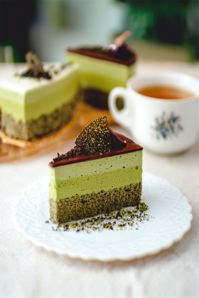 Matcha mousse